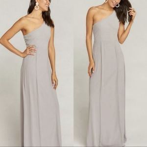 Show Me Your Mumu Eliza One Shoulder Dress Dove gr